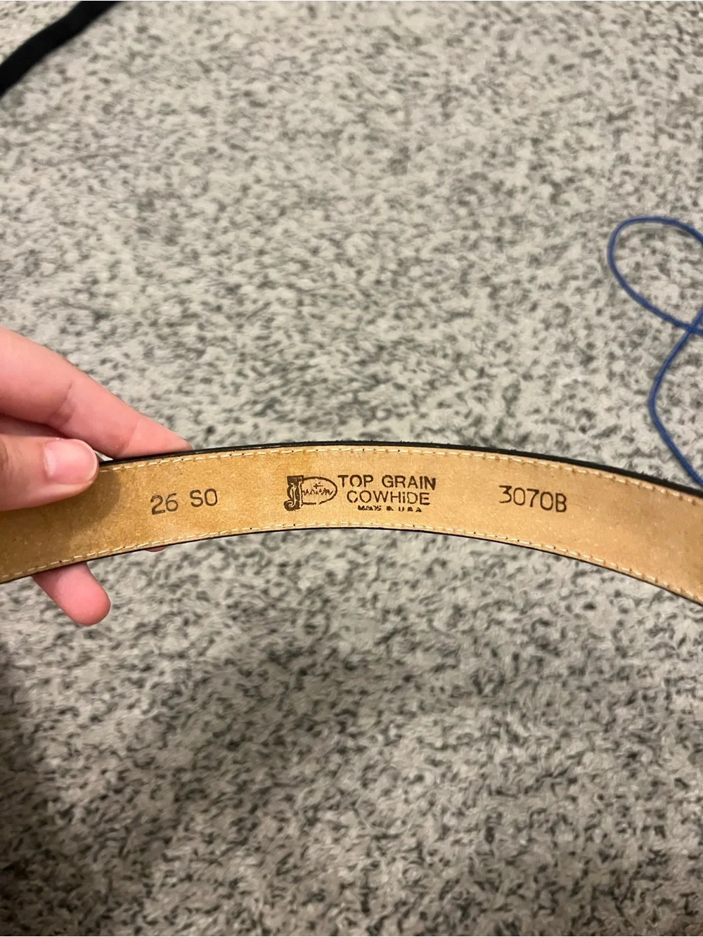Justin Black Leather Belt with Silver Western Buckle